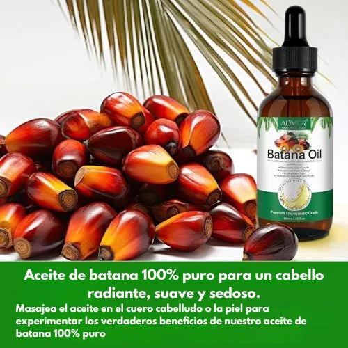 ACEITE DE BATANA PARA EL CRECIMIENTO DEL CABELLO 100% NATURAL